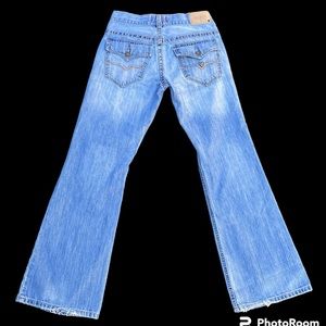 - Guess flared/bootcut jeans